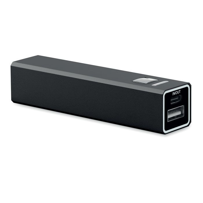 MO2374-03Poweraluc 2600 mAh Powerbank_ schwarz