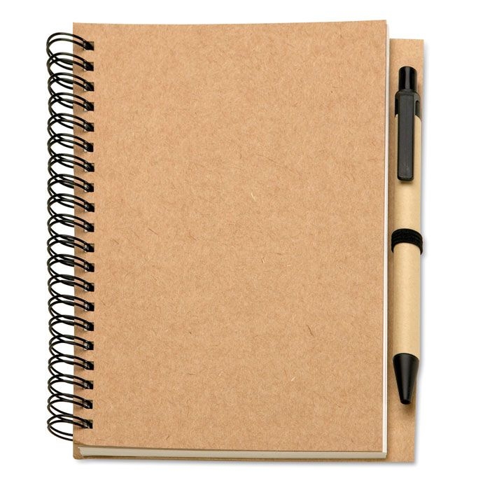 KC7012-13Bloquero B6 Recyceltes Notizbuch_ Beige