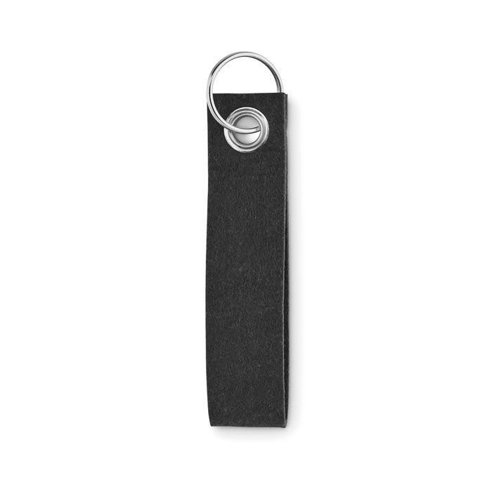 MO6508-03Suora RPET-Filz-Schluesselanhaenger_ Schwarz