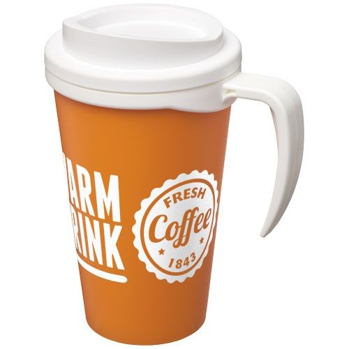PF210004-12Americano® Grande 350 ml Isolierbecher_ orange_weiss