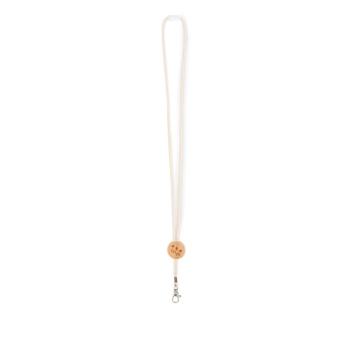 MO6830-13Kara Lanyard mit Metallkarabiner_ Beige