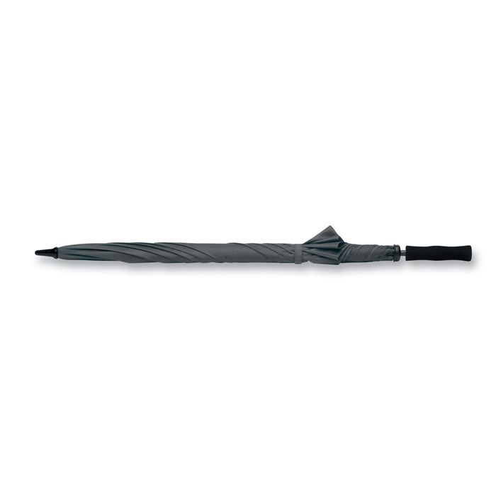 KC5187-07Gruso Regenschirm mit Softgriff_ Grau