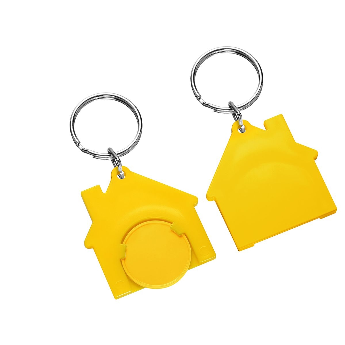 HE7516R-4-4Chiphalter mit 1€-Chip _Haus_ gelb_ gelb HE7516R-4-4Chiphalter mit 1€-Chip _Haus_ gelb_ gelb