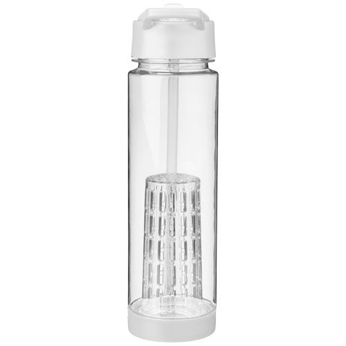 PF100314-2Tutti frutti 740 ml Tritan™ Sportflasche mit Infuser_ transparent_weiss