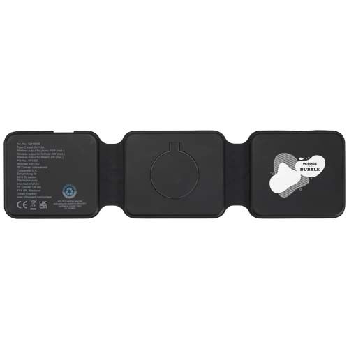 PF124498-2Armus 15 W 3-in-1 zusammenklappbares kabelloses Ladegeraet aus recyceltem Kunststoff_ schwarz