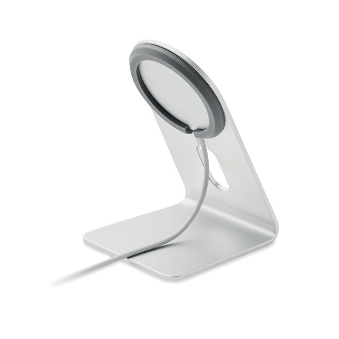 MO6417-16Melis Magnetisches Ladegeraet 15W_ Mattsilber