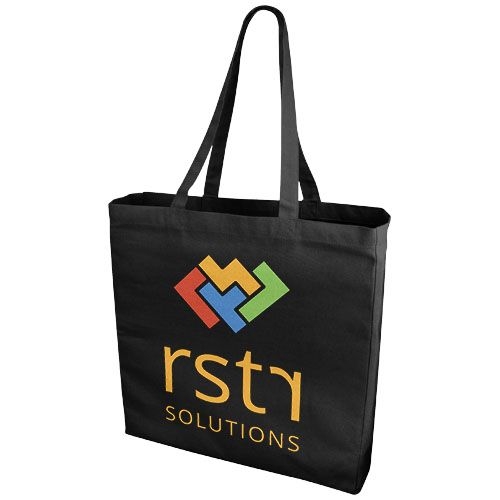 PF120135-2Odessa 220 g_m² Baumwoll Tragetasche 13L_ schwarz