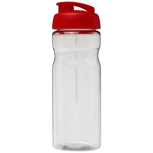PF210045-4H2O Active® Base 650 ml Sportflasche mit Klappdeckel_ transparent_rot