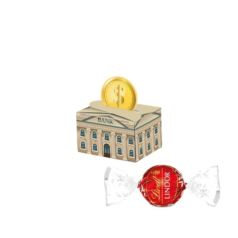 JG10182Geschenkbox Mini rund LINDOR