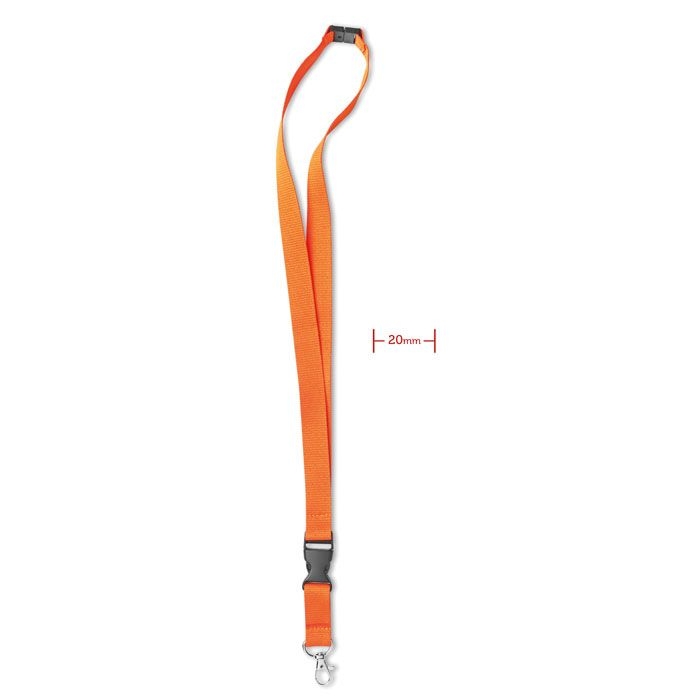 MO8595-10Lany Lanyard mit Karabiner 20mm_ Orange MO8595-10Lany Lanyard mit Karabiner 20mm_ Orange