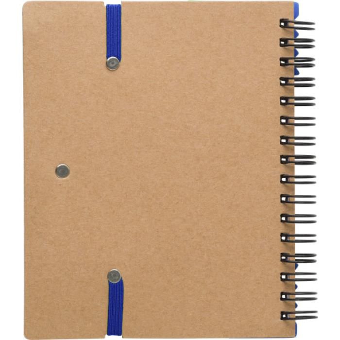 GI9182-05Notizbuch aus Karton Angela_ Blau