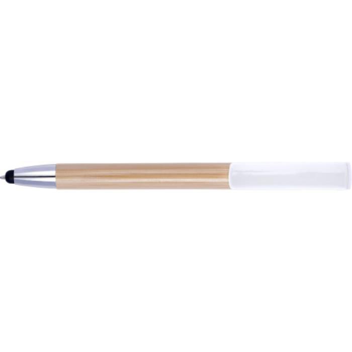 GI8988-02Bambus Kugelschreiber mit Touchfunktion Colette_ Weiss GI8988-02Bambus Kugelschreiber mit Touchfunktion Colette_ Weiss