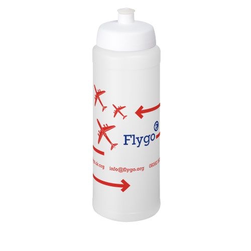 PF210690-17Baseline® Plus 750 ml Flasche mit Sportdeckel_ transparent_weiss