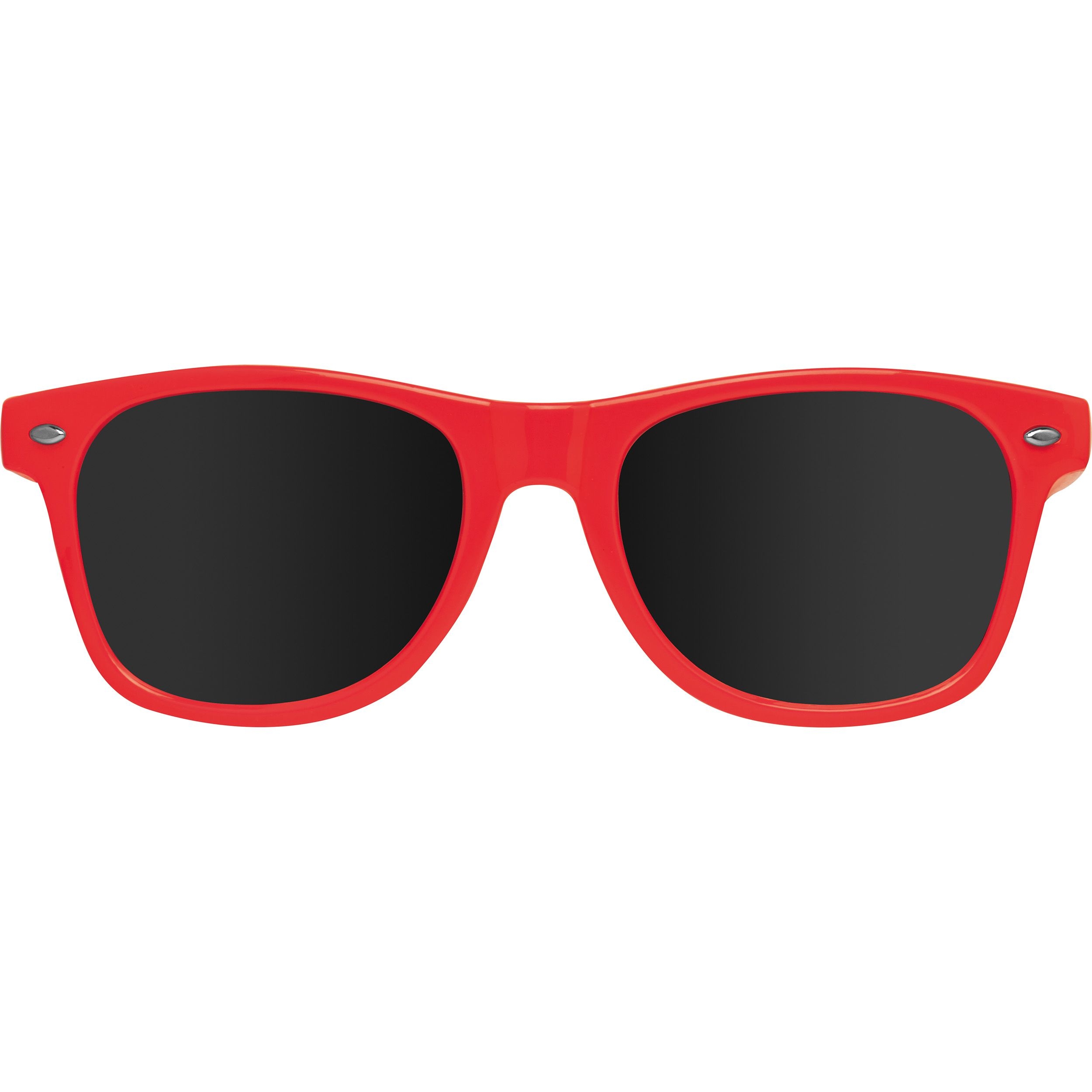 MA58758-05Sonnenbrille aus Kunststoff im _Nerdlook_ UV 400 Schutz_ rot