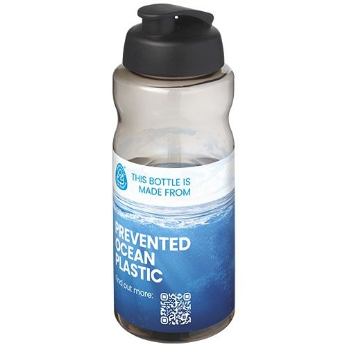PF210178-2H2O Active® Eco Big Base 1L Sportflasche mit Klappdeckel _ kohle_schwarz