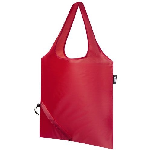 PF120541-2Sabia faltbare RPET Tragetasche 7L_ rot