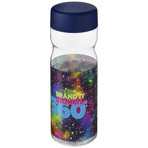 PF210438-11H2O Active® Base Tritan™ 650-ml-Sportflasche mit Drehdeckel_ transparent klar_blau