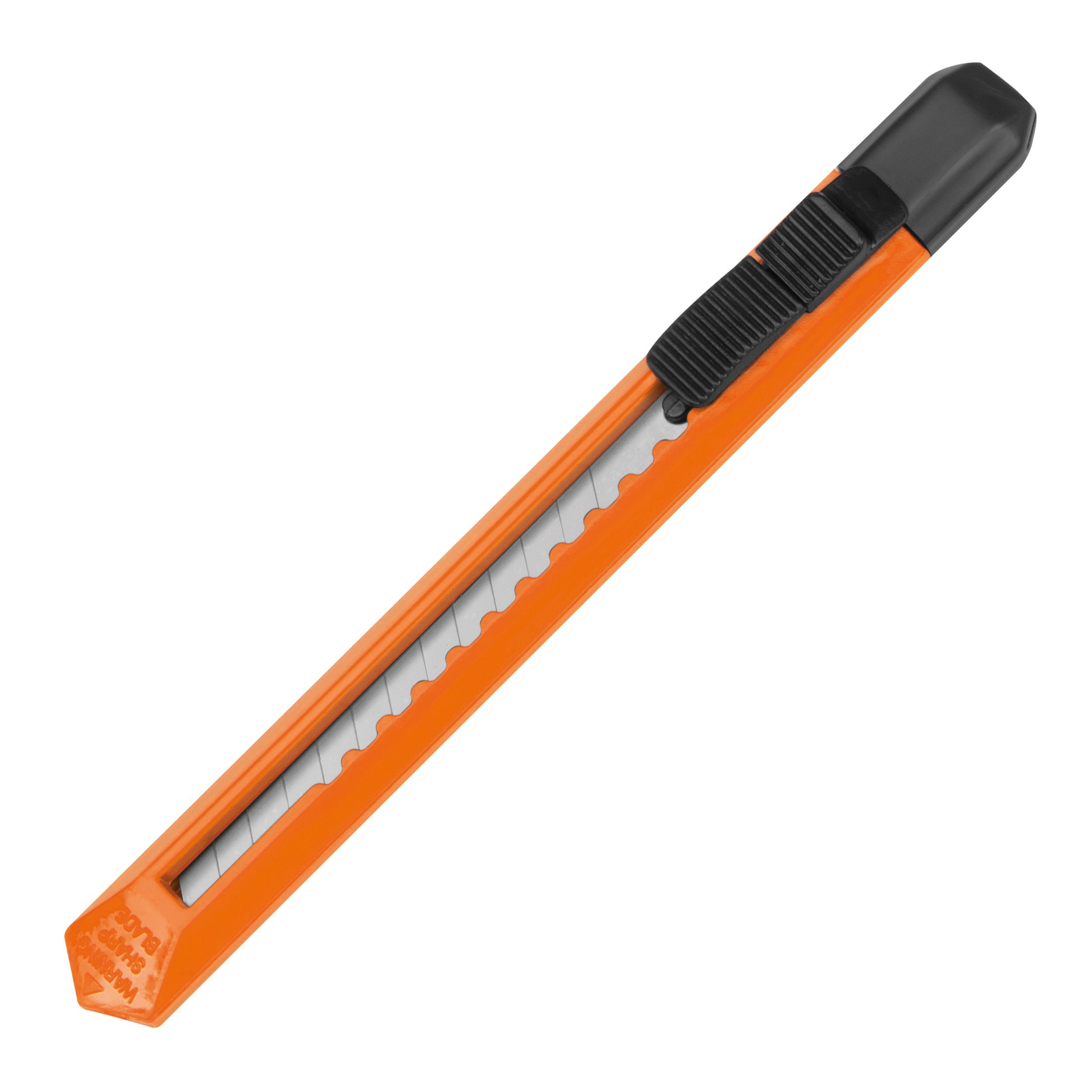 MA89003-10Schlankes Kartonmesser aus Kunststoff URBAN_ orange