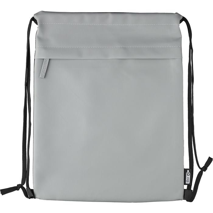 GI1267405-03rPET Polyester _600D_ Rucksack mit Kordelzug Auri_ grau