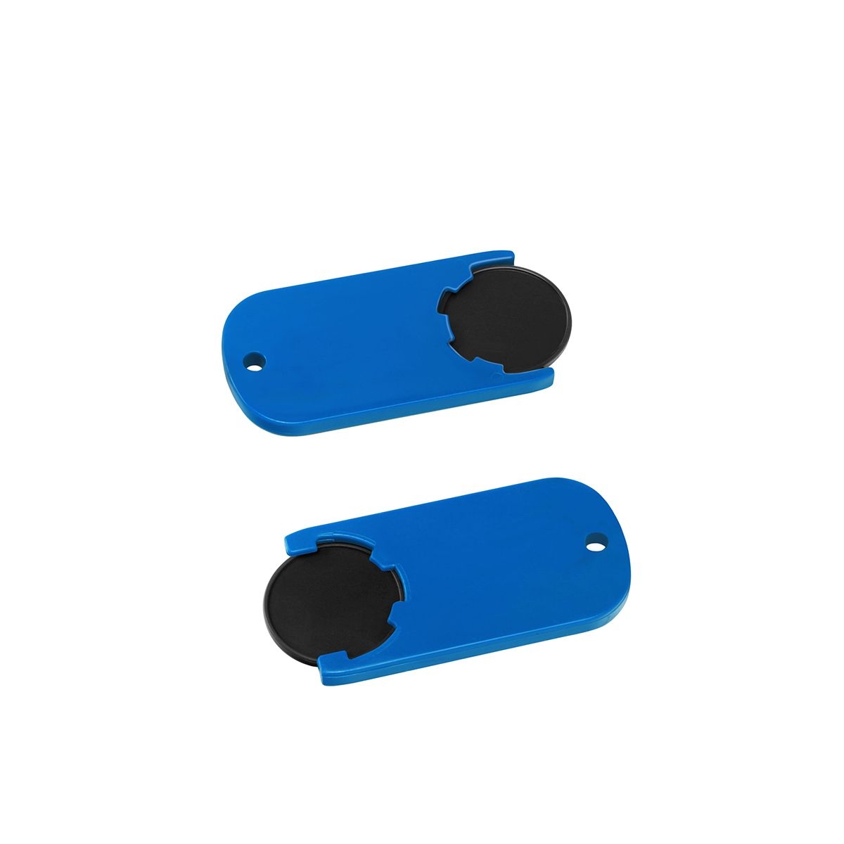 HE7439-6-3Chiphalter mit 1€-Chip _Alpha_ schwarz_ blau HE7439-6-3Chiphalter mit 1€-Chip _Alpha_ schwarz_ blau