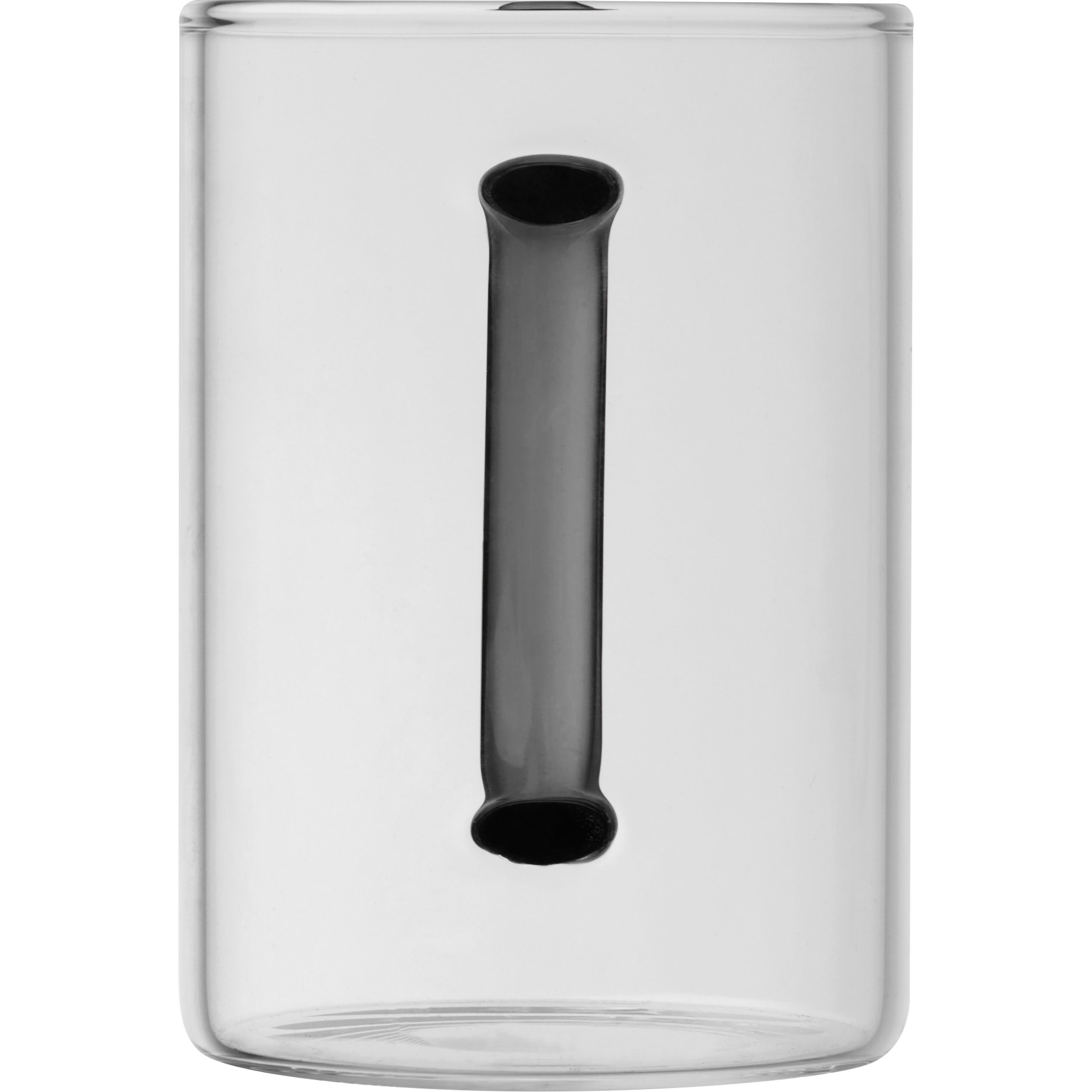 MA82340-03Glastasse mit farbigem Henkel_ 250ml_ schwarz