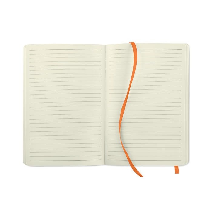 MO2118-10Breta DIN A5 Notizbuch recycelt_ orange