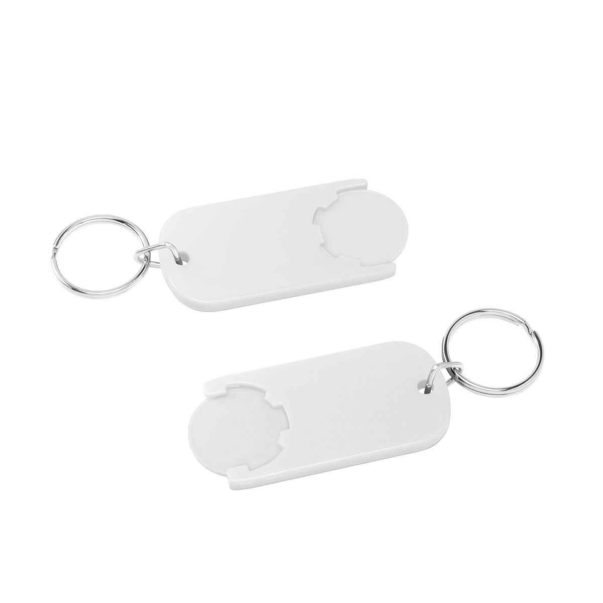 HE7439R-0-0Chiphalter mit 1€-Chip _Alpha_ weiss_ weiss HE7439R-0-0Chiphalter mit 1€-Chip _Alpha_ weiss_ weiss
