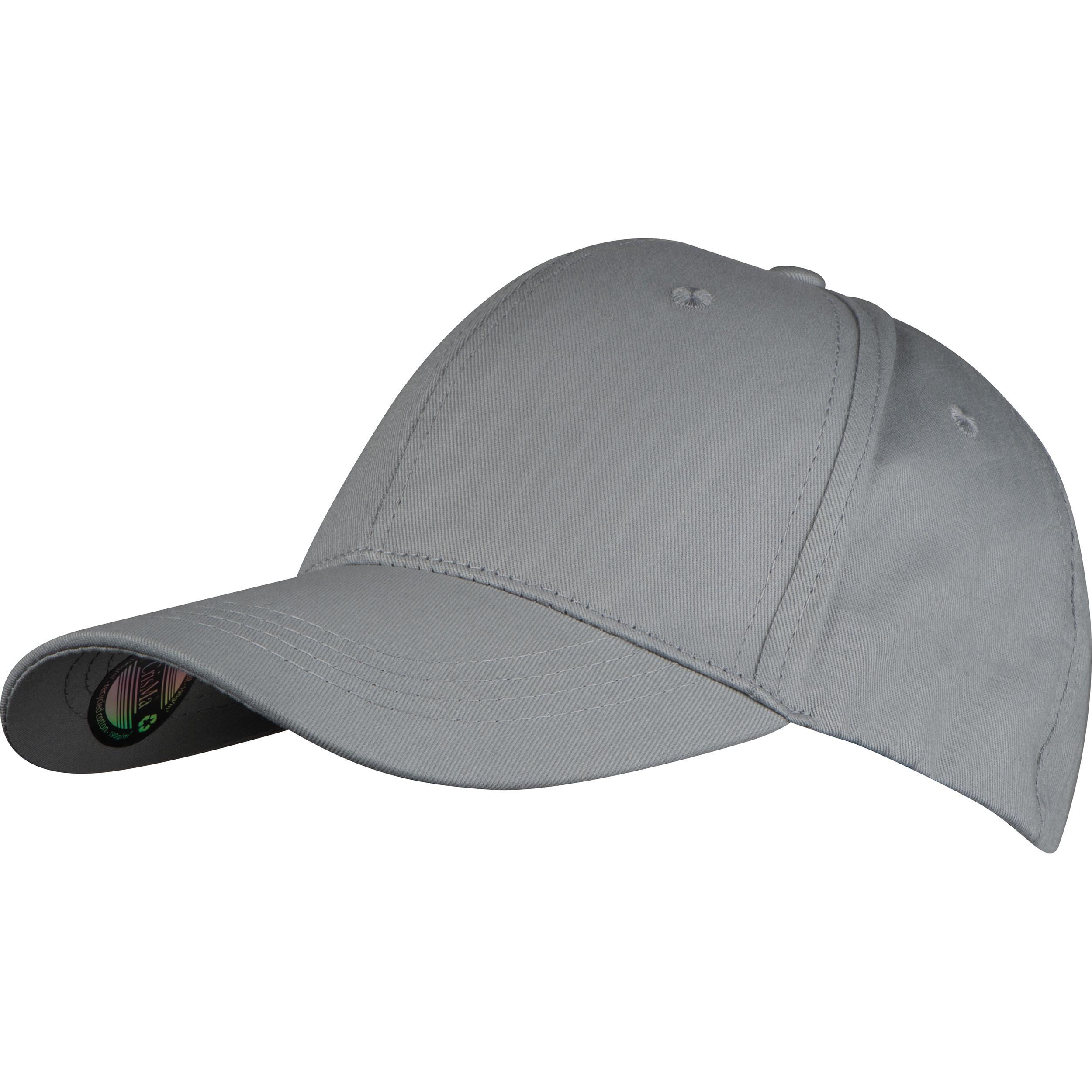 MA53797-07CrisMa Baseballcap aus recycelter Baumwolle FRIEDA_ silbergrau