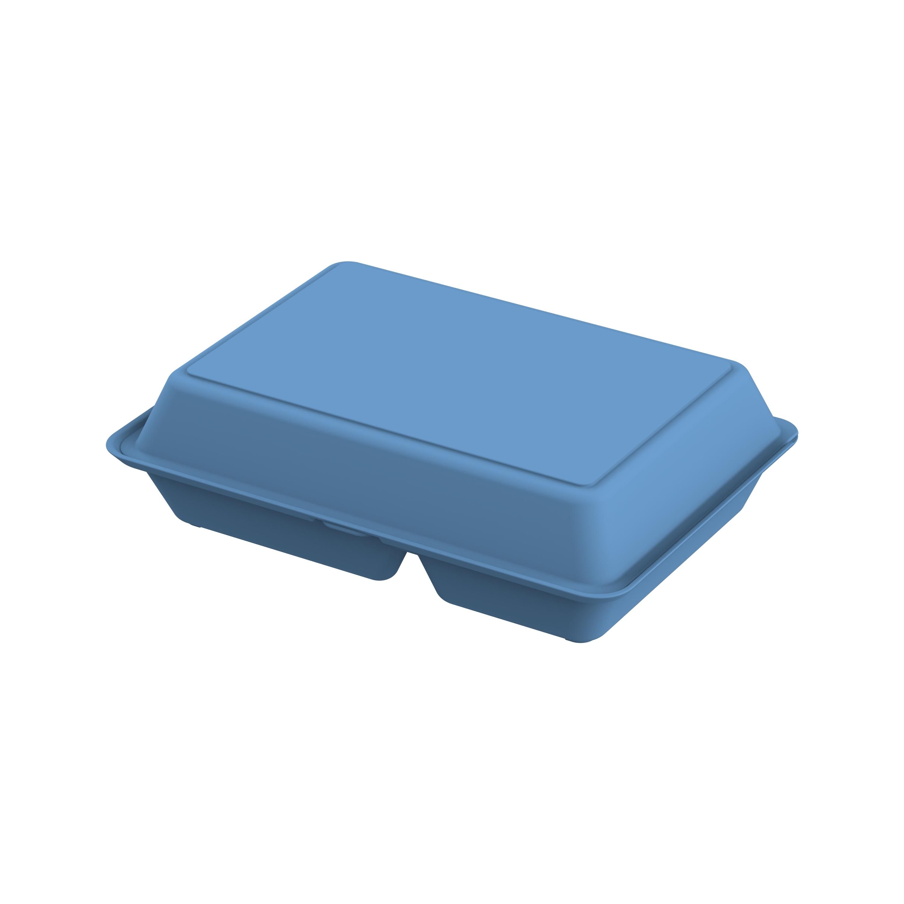 EL01929-2Menuebox _ToGo_ XL_ 3-geteilt_ behagliches blau