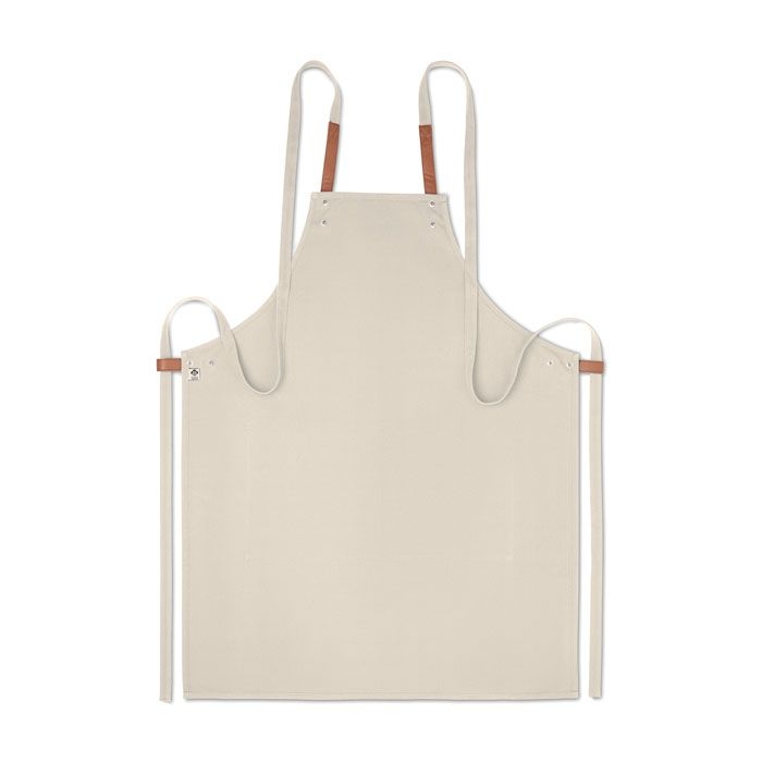 MO6260-13Nagpur Kuechenschuerze Organic Cotton_ Beige