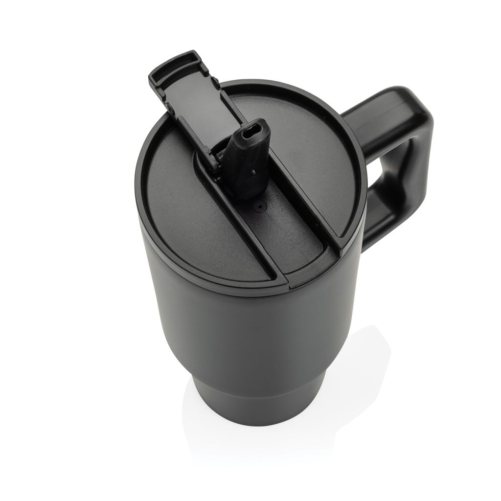 XDP437.34-01Embrace Leakproof aus RCS recyceltem Edelstahl 900ml_ schwarz