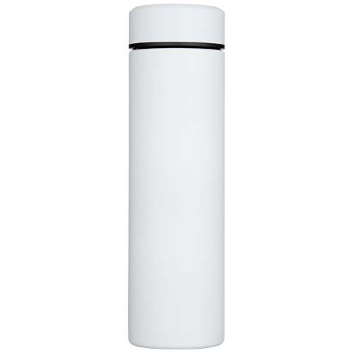 PF100826-1Taylor 450 ml Doppelwand Isolierflasche aus Edelstahl mit Teesieb_ weiss