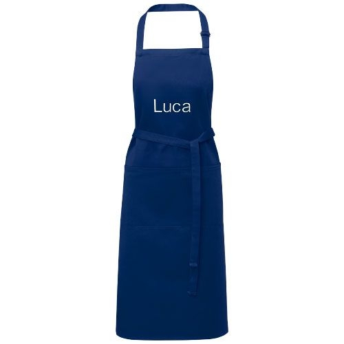 PF113334-3Andrea 240 g_m² Schuerze mit verstellbarem Nackenband_ navy