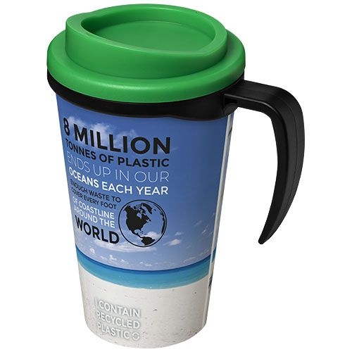 PF210006-19Brite-Ameriano® Grande 350 ml Isolierbecher_ schwarz_gruen PF210006-19Brite-Ameriano® Grande 350 ml Isolierbecher_ schwarz_gruen