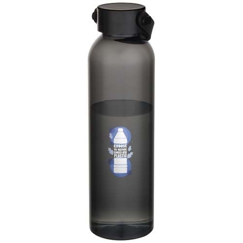 PF100836-5Alti 630 ml RCS-zertifizierte Trinkflasche aus recyceltem Kunststoff _ schwarz
