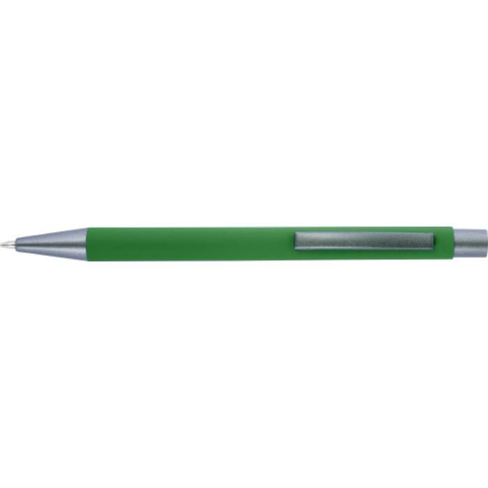 GI8298-04Kugelschreiber mit Softtouch-Oberflaeche und Glanzgravur Emmett_ Gruen GI8298-04Kugelschreiber mit Softtouch-Oberflaeche und Glanzgravur Emmett_ Gruen
