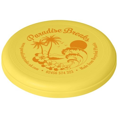 Crest recycelter Frisbee, gelb