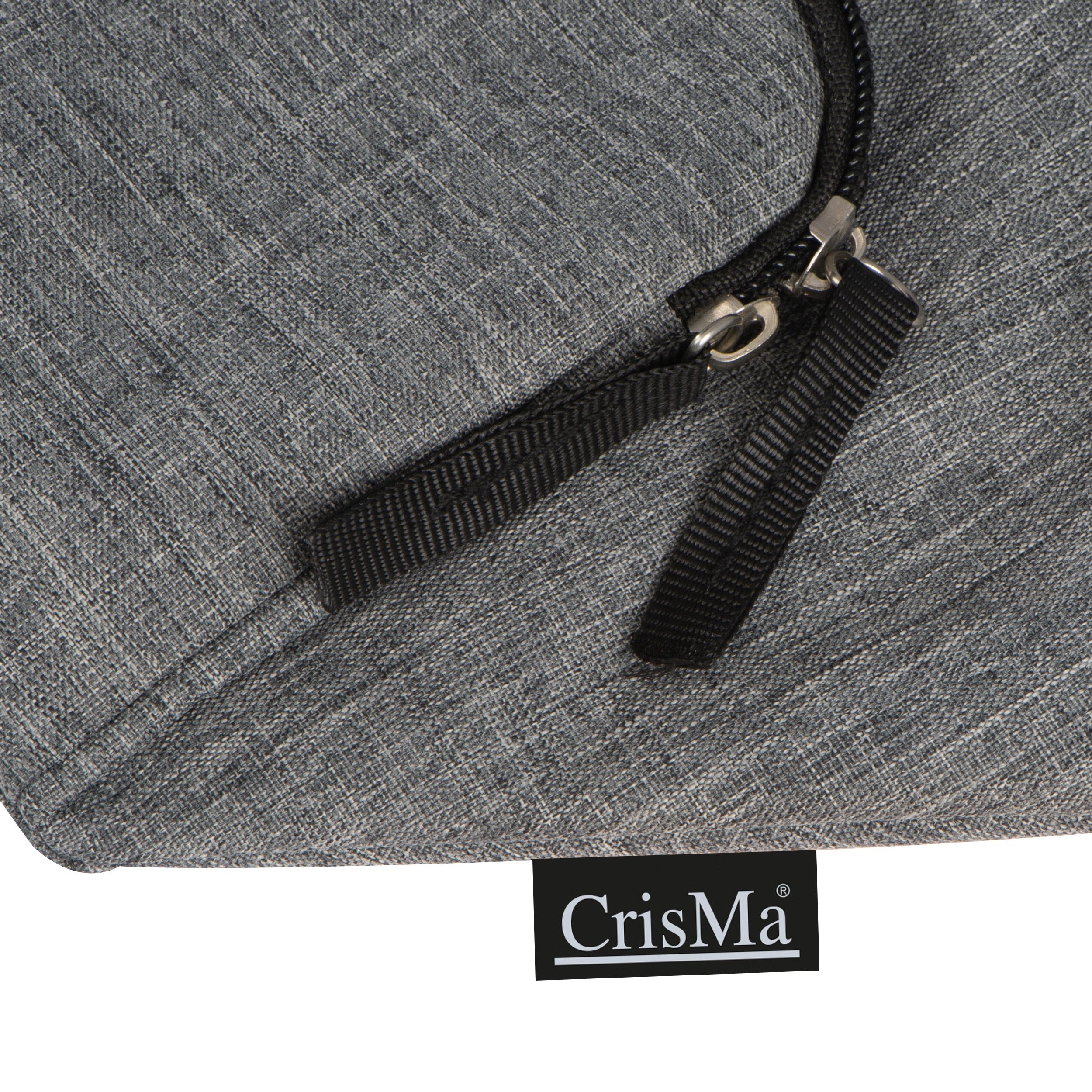 MA60916-07Umhaengetasche aus Polyester MARGARETA_ silbergrau