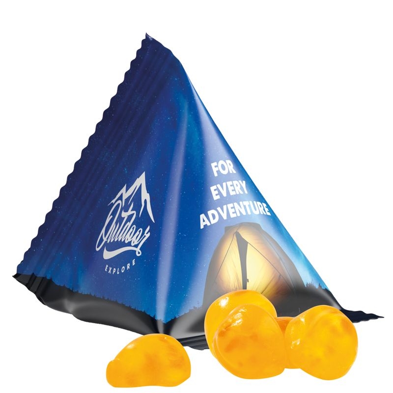 JG10069-1Tetraeder 15 g Trolli Vitamin-Fruchtgummi_ Fruchtsaft-Baerchen_ weisse Folie