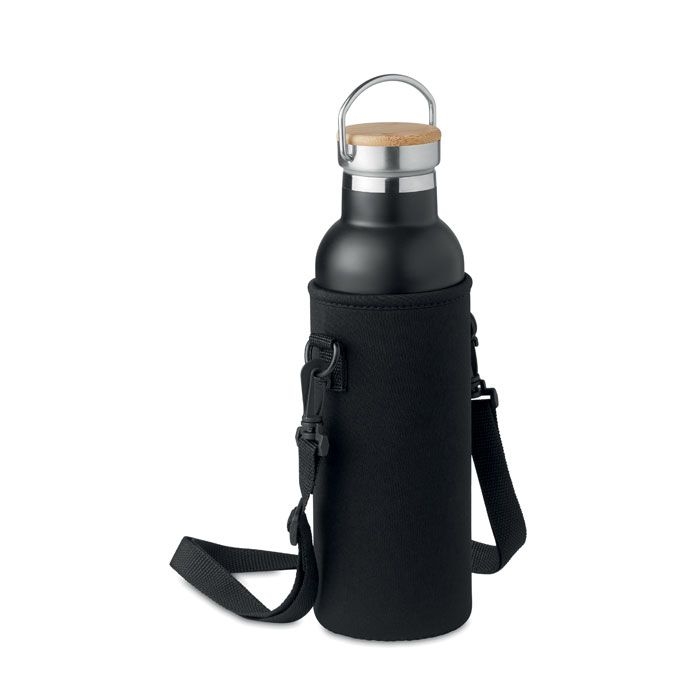 MO6366-03Tiksi Isolierflasche 700ml_ Schwarz