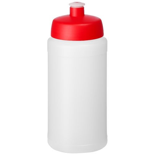 PF210688-19Baseline® Plus 500 ml Flasche mit Sportdeckel_ transparent_rot