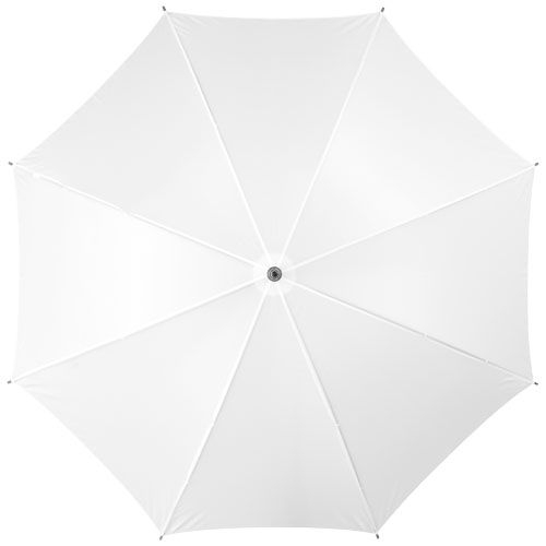 PF109068-1Jova 23_ Regenschirm mit Holzstange und -griff_ weiss