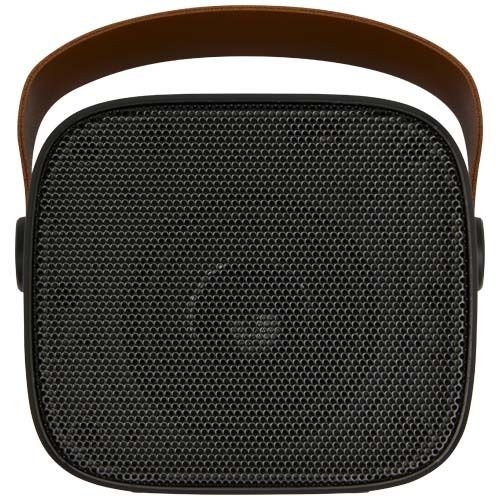 PF124436-2Diya 3W kabelloser Lautsprecher aus recyceltem Kunststoff_ schwarz