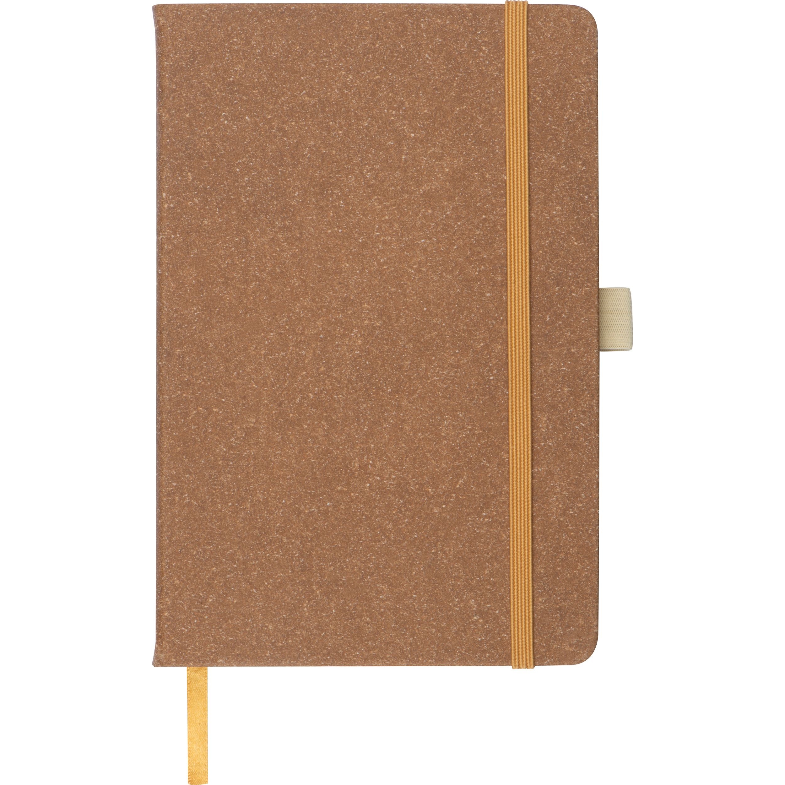 MA22746-01A5 Notizbuch mit recyceltem Ledereinband_ braun