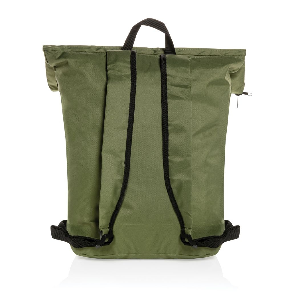 XDP763.17-7Dillon AWARE™ RPET faltbarer Lightweight-Rucksack_ gruen