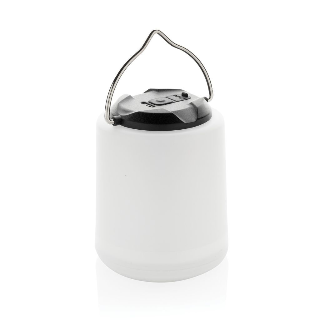 XDP513_50Limio tragbare wiederaufladbare Tischlampe aus RCS rec. ABS