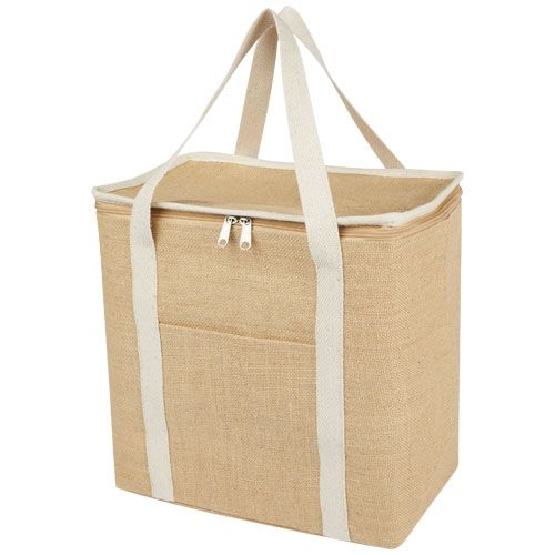 PF120676-1Juta 300 g_m² Jute Kuehltragetasche 19 L_ natur_weiss
