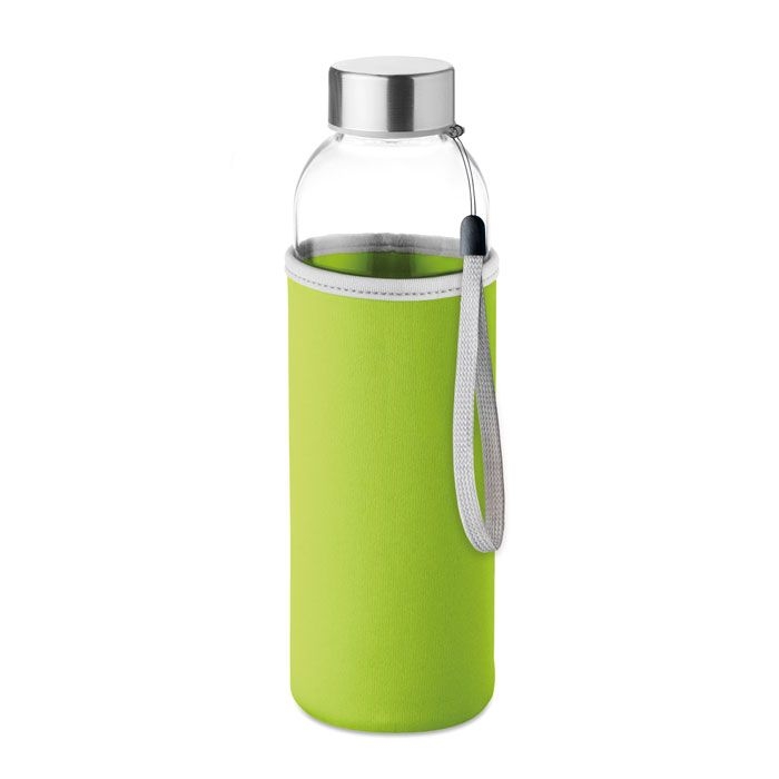MO9358-48Utah Glass Trinkflasche Glas 500 ml_ Limette MO9358-48Utah Glass Trinkflasche Glas 500 ml_ Limette