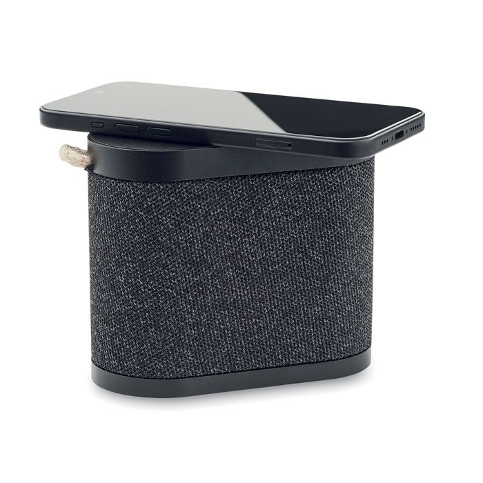 MO2513-03Wusic Ladestation mit Lautsprecher_ schwarz