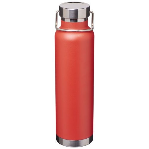 PF100488-5Thor 650 ml Kupfer-Vakuum Isoliersportflasche_ rot
